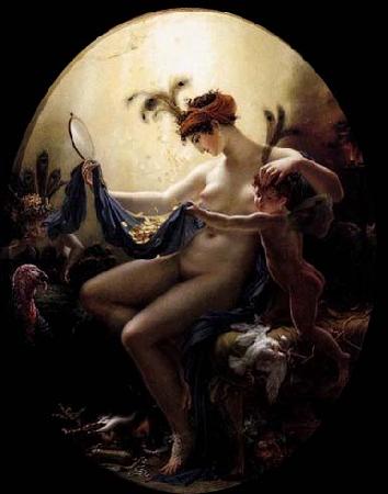 Girodet-Trioson, Anne-Louis Mademoiselle Lange as Danae